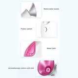 2022 New Face Steamer Large Mist Nano Spray Deep Hydration Clean Pores Nutrition Introduction Warm Skin