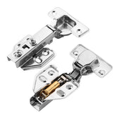 10/20pcs Hinge Soft Closing Full Overlay Door Hydraulic Hinges No-Drilling Hole Clip-On For Cabinet Cupboard Furniture Hardware
