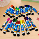 1 Set 86 Pcs Children Drawing Painting Art Set Blue Water Color Pen Crayon Oil Pastel Paint Brush Drawing Tool School Party Gift