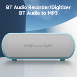 Computer Speaker Audio Recorder BT Audio to MP3 Digitizer Support U Disk/TF Card Music Playback Built-in 1200mAh Lithium Battery