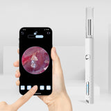 Ear Camera Wax Remover Wi-Fi Visual Ear Otoscope With 3-axis Gyroscope Rechargeable Ear Cleaner with 4 Replaceable Ear Picks