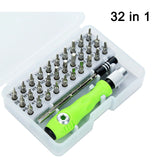 38/32 in 1 Screwdriver Set Multi-purpose Ratchet Handle Wrench Bit Household Machine Repair Combination Tool