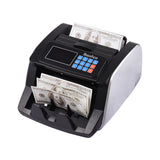 Bisofice Money Counter Machine Counterfeit Bill Detector Automatic Money Detection Top Loading with UV MG IR for EURO US Dollar