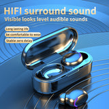 F9 mini BT5.1 Mini Earbuds Wireless Stereo Headphones Noise Isolation with Mic Fast Pairing In-ear Touch Control Sports Headset