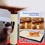 Cat Scratch Pad Sisal Scratcher Mat with Velcro Sharpen Nails Cat Toys Sofa Furniture Protector Foot Chair Scratching Cat Supply