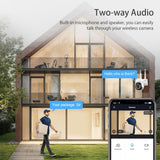 1080P PTZ WiFi IP Camera Outdoor AI Human Detect Wireless Camera Audio 2MP Security CCTV Camera