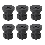 6PC Ram Mount Track Mounting Base Track Gear Attachment Adapter Kayak Track Mount for Kayak Boat Canoe Fishing Rod Accessories