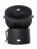 Usb Desk Fan Hanging Neck Three Gear Wind Speed With Strong Wind Quiet Operation 45° Rotation Mini Fan For Office Bedroom
