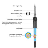 110V 220V 60W Electric Solder Iron Rework Station Heat Pencil Welding Repair Tools Kit Soldering Iron With Multimeter