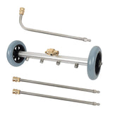 16 inch Pressure Washer Stainless Steel W/ 3 Extension  Copper Waterproof  for Chassis Car Underbody Floor Ground Garden