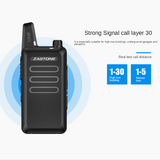 Instant messaging X6 civilian interphone thin mini hand handheld intercom radio station in both English and Chinese