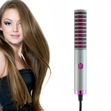 Hair Straightener Brush 30s Fast Heating Anti-Scald Electric Comb Curly and Straight Hair Perfect for Professional Salon at Home