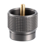1L Propane Fuel Tank Adapter Lindal Valve Output Camping Stove Tank Converter
