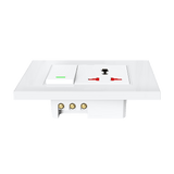 CBE Tuya Keyswitch + Sockets Voice Control Wireless Wifi In-Wall Switch Remote Control Push Button for Alexa Google Home