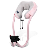 2 in 1 U-Shaped Pillow with Phone Holder Shoulder Cervical Massager