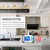 Carbon Dioxide Detector with Rechargeable Battery CO2 Meter Tester for Carbon Dioxide Air Quality Detector CO2 Meter Monitor