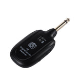 UHF Guitar Wireless System Transmitter Receiver Built-in Rechargeable for electroacoustic musical instruments