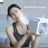 New Portable Ultra Air Cooler USB Cooling Fan Humidifier 3 Speeds 500ML Personal Air Conditioner with LED Light for Home Office