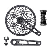 53T/56T/58T Bike Chainring Crank Arm Set for Folding Bicycle 170mm 130BCD 5 Bolts Bicycle Crankset &amp;amp Chainring Bottom Bracket