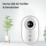 Home Air Purifier Car Deodoriser USB Air Purifier Wall Mounted Air Purifier Air Purifying Machine LED Display Countdown Feature