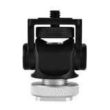 Hot Shoe Mount Monitor Flash Microphone Stand Portable Hot Shoe Mounts With Wrench Camera Accessories