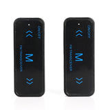 Kit 2x Mini Walkie Talkie 2-way FM Radio Transceiver + 2 Headphones USB Charge