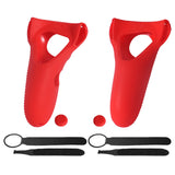 3PCS Controller Cover  Suitable for Oculus Quest/Rift S VR Glasses Silicone Handle Sleeve Anti-drop Strap Controller Cover
