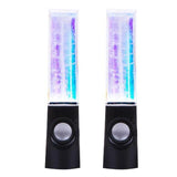 2022.NEW 1Pcs LED Light Musical Water Dancing Fountain Speaker Subwoofer HIFI 3D Computer Music Stereo Surround Support Player