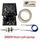 3000W ZVS high frequency induction heating 3KW high power high frequency machine quenching with power meter overload protection