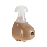 Hearing Aids Volume Adjustable Inner Ear Style Sound Amplifier Rechargeable Ear Hearing Enhancement Device With Recharging Base