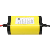 Car Motorcycle Charger 12V 2A Full Automatic 3 Stages Lead Acid AGM GEL Intelligent LCD Display