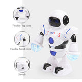 2020 Smart Space Dazzling Music Robot LED Light Electric Dancing Space Walking Robot Toy Educational Toys For Boys Gifts