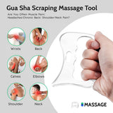 IASTM Stainless Steel Guasha Massage Tools Pain Relief Physical Therapy Tool Myofascial Release Muscle Scraping Massage Tool