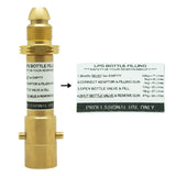 Propane Bottle Replacement Brass Adapter For LPG GPL Gas Bottles Right Hand Thread Propane CALOR Bottle Refill Adapter