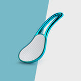 Foot Polishing File Long Handle Callus Exfoliation Remover Professional Foot Scrubber Skin Care Tools for Home Shop (Golden)