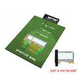 Portable Golf Station Board Swing Trainer Practice Postural Correction Golf Swing Trainer Beginners Batting Calibration Training