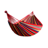 Portable Hammock Single People Outdoor Garden Sports Home Travel Camping Swing Stripe Canvas Hang Bed Hammock