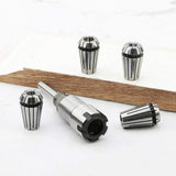 Shank Router Bit Collet,1/4 Shank Router Collet Chuck Converter Adapter Chuck Driver For Lathe CNC Router Cutter Milling