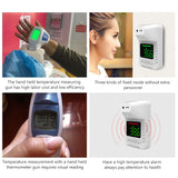 Forehead Thermometer Digital Non Contact Temperature Gun Infrared Wall Mount K3X Instant Accurate Reading For Adult Fever