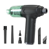 Air Duster Wireless Air Blower Compressed Vacuum Cleaner Cordless Electric Air Duster &amp; Vacuum 2 in 1 for Computer Keyboard Car