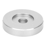 45 RPM Record Turntable Adapter Aluminum Large Hole Conversion Sheet Vinyl Black Clamp Adapter for Most Big Hole Records