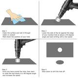 12Pcs Diamond Drill Bits Glass Tile Hole Saw Bits Set, Hollow Core Drill Bits, Extractor Remover Hole Saws for Glass, Ceramics,