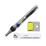 T12 75W Mini Electric Soldering Iron Adjustable Temperature Solder Welding Station DC 12-24V Digital Display DIY Handle Kit SH72