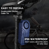 Elecpow Remote Control Bike Alarm Waterproof Motorcycle Electric Bicycle Security 113dB Anti Lost Vibration Warning Alarm Sensor