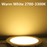 1pcs/lot Dimmable Ultra thin 6W / 9W / 12W /15W/ 18W Indoor LED Ceiling Recessed Grid Downlights Slim Round/Square Panel Lights