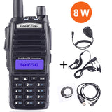 Baofeng UV-82 Walkie Talkie Real 8W Portable Radio Dual PTT Two-way Radio Vhf Uhf Amateur Radio Receiver UV82 Better than UV5R