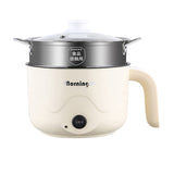 220V Mini Multifunction Non-stick Pan Electric Cooking Pot Household  Hot Pot Single/Double Layer Electric Rice Cooker Machine