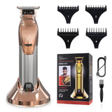 Hatteker Professional Hair Clippers Cordless Pro Li Outlining Trimmer T-blade Hair Cutting Kit Barber Beard Trimmer Kids USB