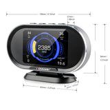 KONNWEI  KW206 OBD2 On-Board Computer Auto Car Digital Computer Display OBD 2 Scanner Fuel Consumption Water Temperature Gauge