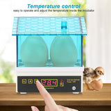 4 Eggs Mini Incubator Hatcher Household Digital Semi‑automatic Hatching House Machine 220V EU P